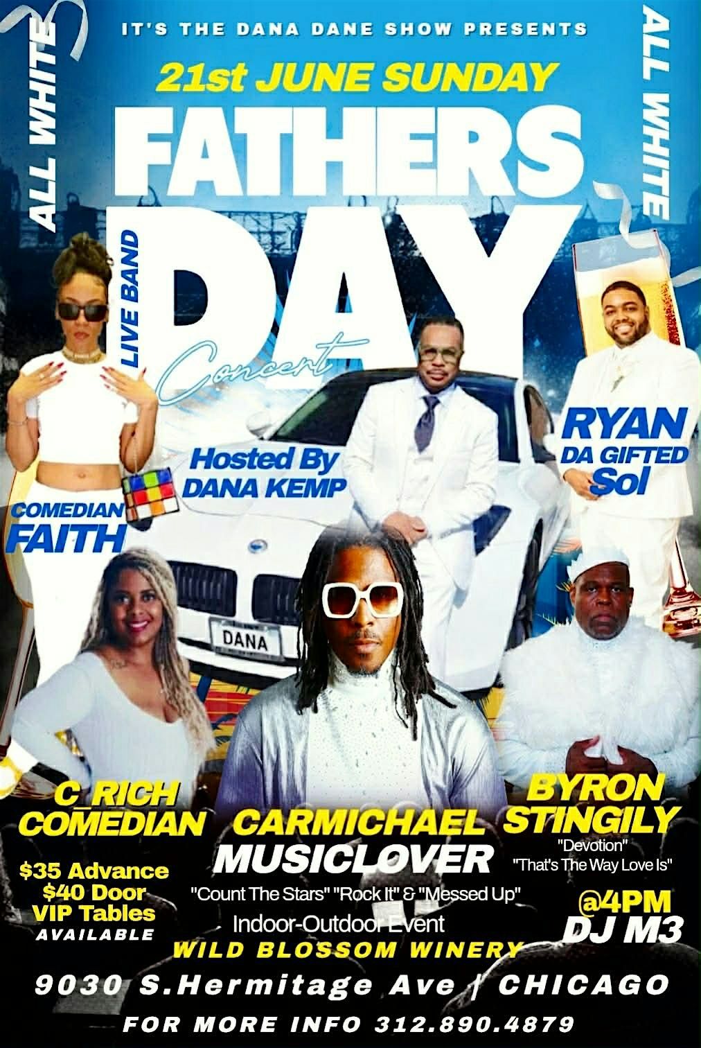 FATHER'S DAY ALL WHITE PARTY CONCERT