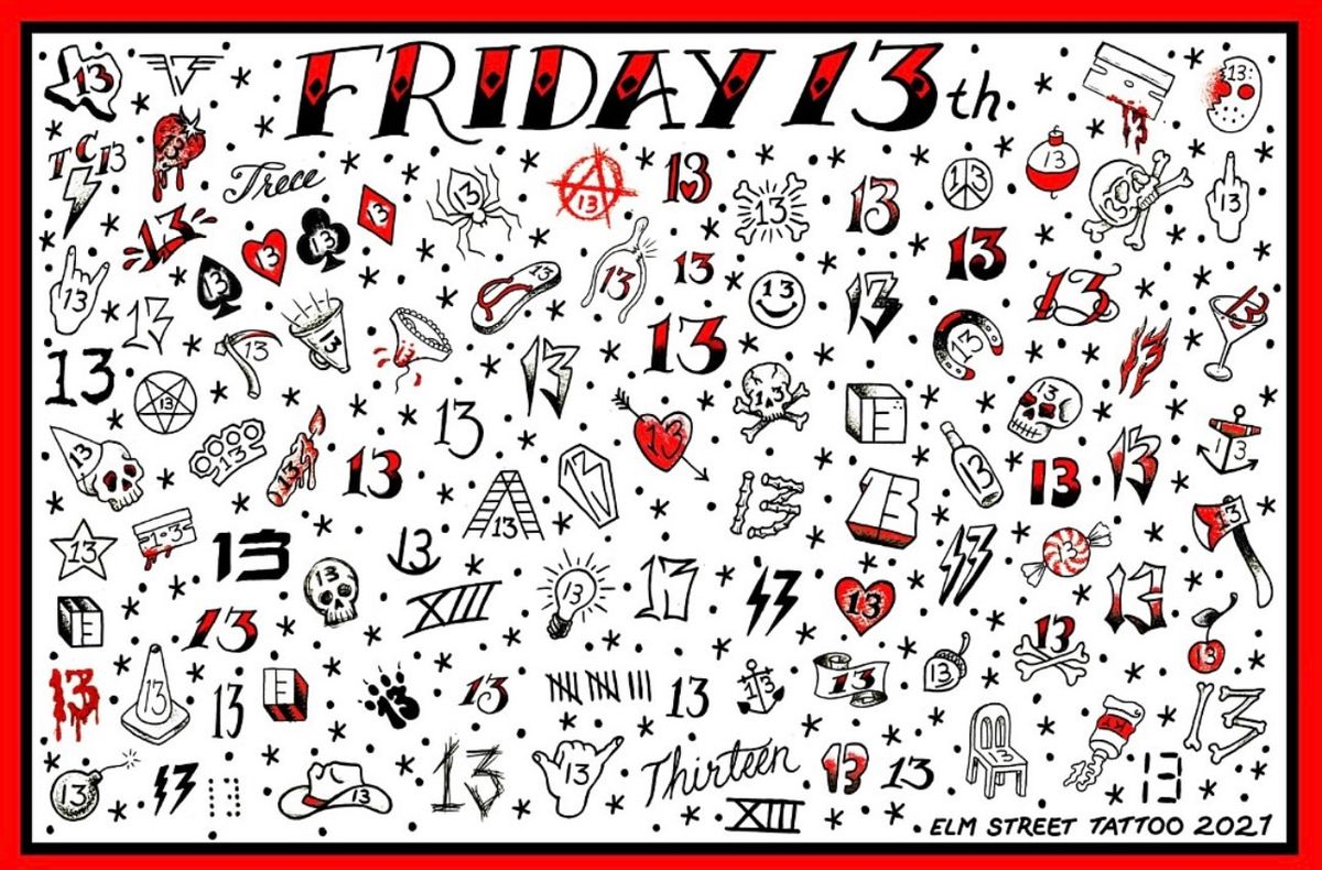 FRIDAY 13TH 24 HOUR TATTOO MARATHON