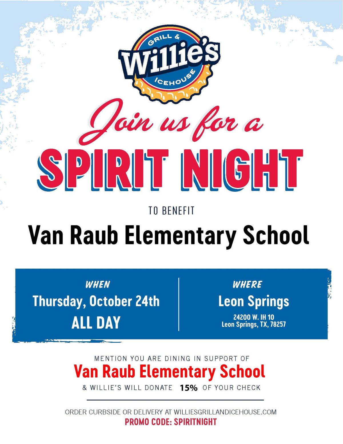 VRES Spirit Night at Willie's