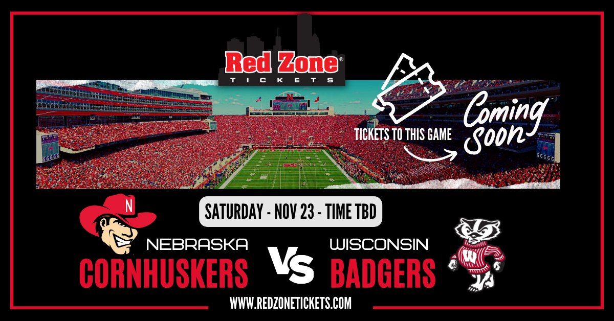 Nebraska Football vs Wisconsin - TIME TBD