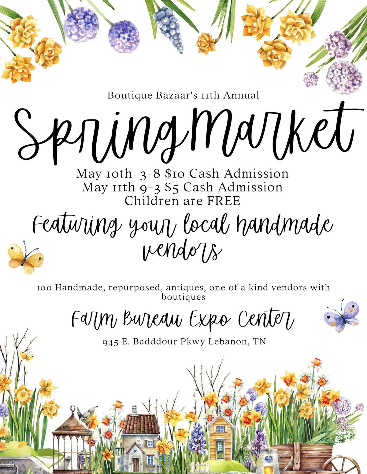 Boutique Bazaar\u2019s 11th Annual Mother's Day Market