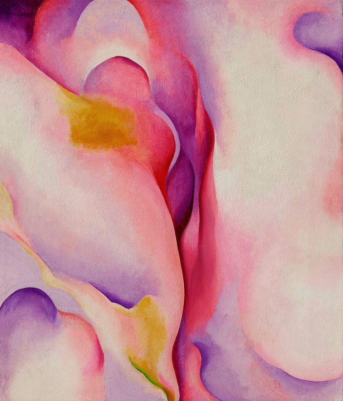 Oil Painting for beginners, Georgia O'Keeffe's \u201cFrom Pink Shell\u201d-1931 -with Laura T