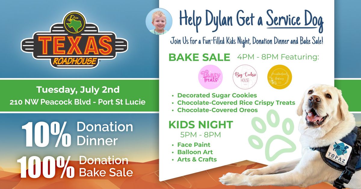 FUNdraising for Dylan's Service Dog