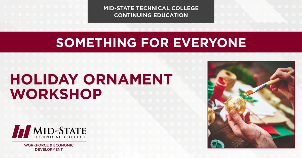 Holiday Ornament Workshop