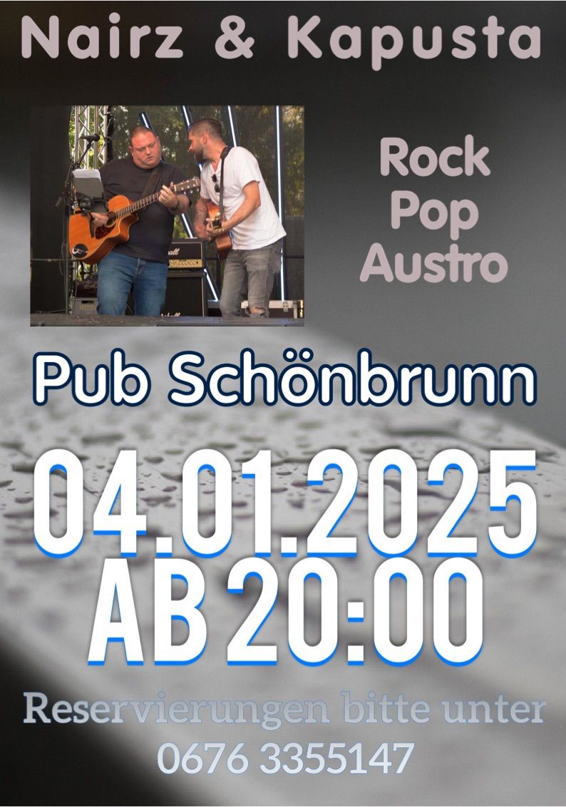 Nairz & Kapusta Pub Sch\u00f6nbrunn\/04.01\/20:00