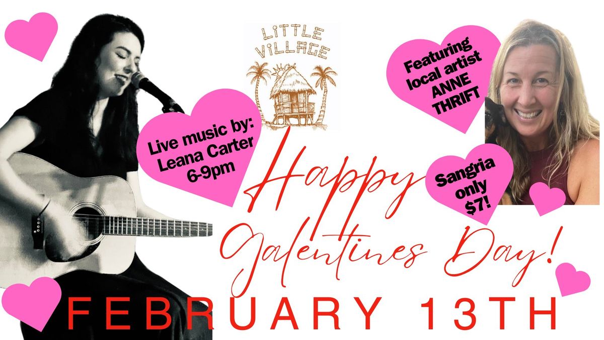 Galentine's Day Party with Leana Carter & Anne Thrift at Little VIllage + FINNS