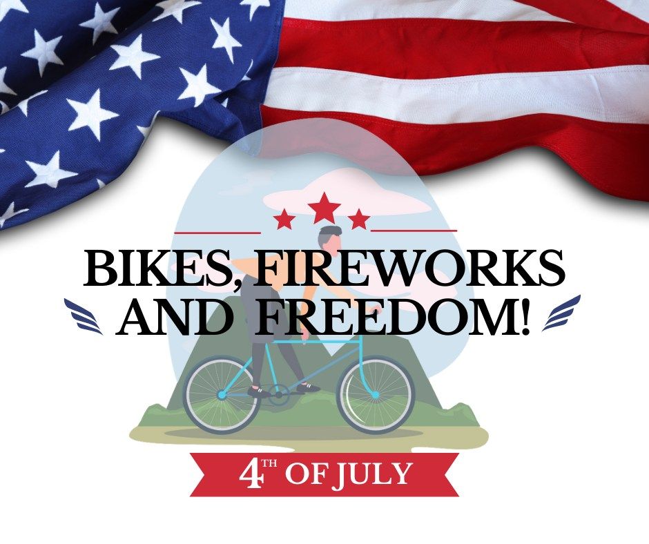 Bike Stop Cafe 4th of July Ride & Fireworks