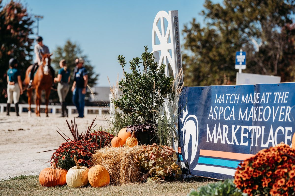 The ASPCA Makeover Marketplace & ASPCA Right Horse Adoption Barn at the 2024 #TBMakeover