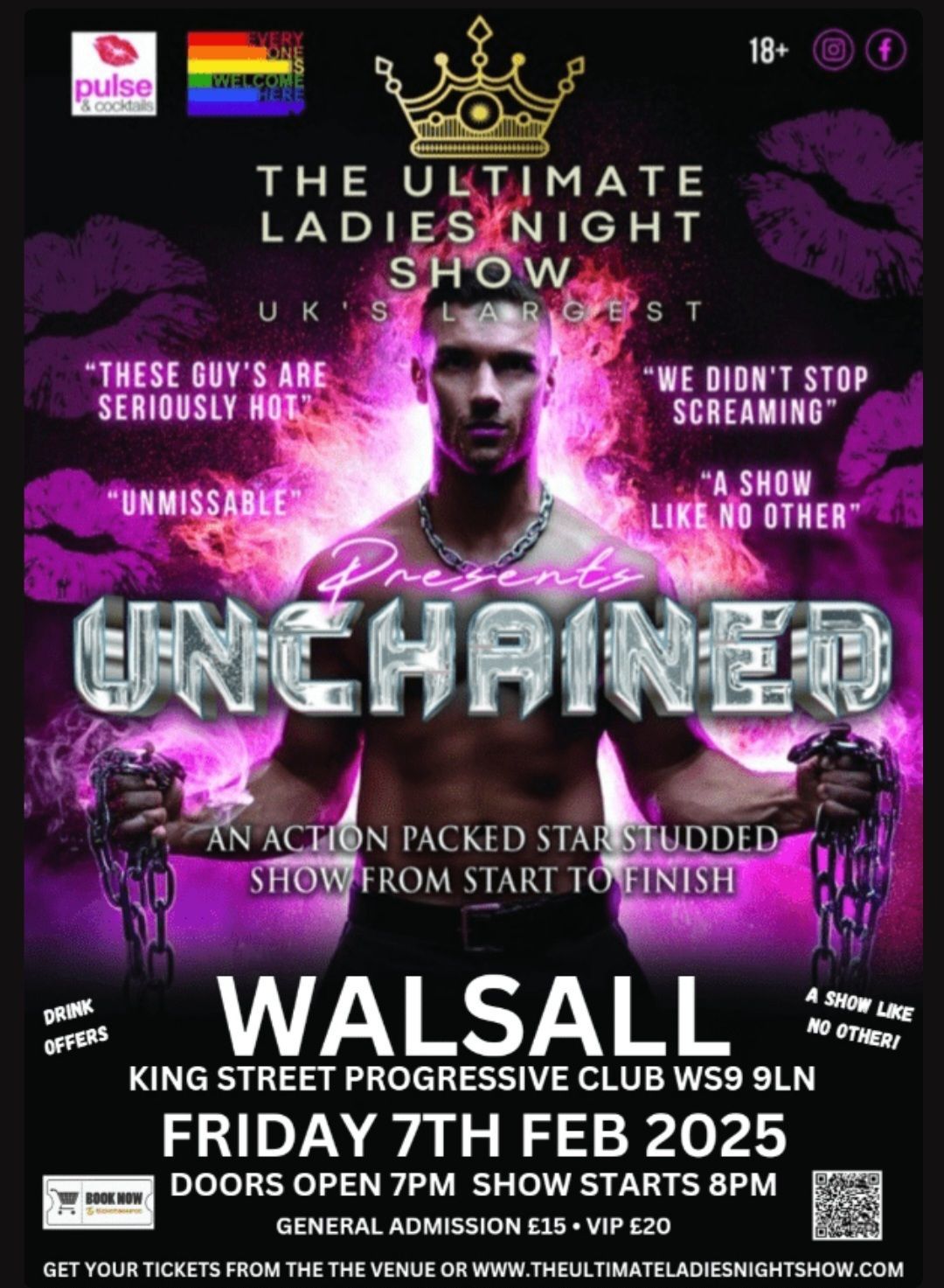 THE ULTIMATE LADIES NIGHT SHOW PRESENTS "UNCHAINED"