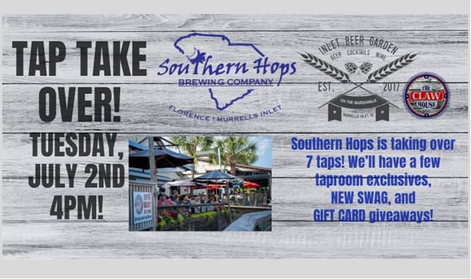 Southern Hops Tap Takeover at Inlet Beer Garden!