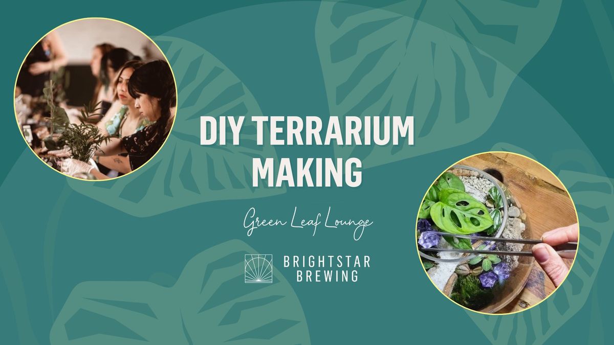 DIY Terrarium Making with Green Leaf Lounge