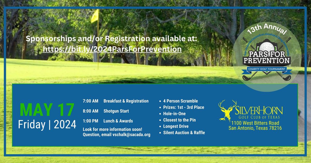13th Annual Pars for Prevention Charity Golf Tournament 
