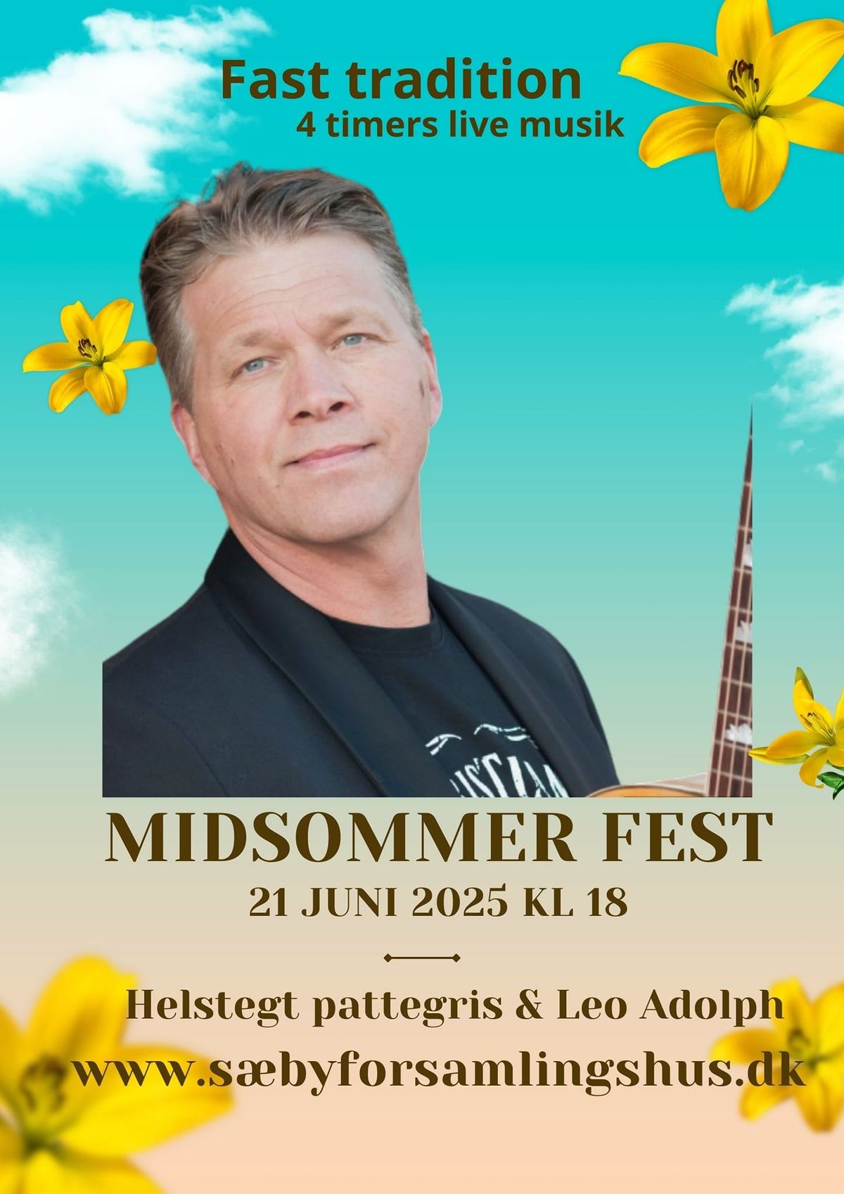 Midsommerfest med Leo Adolph og helstegt pattegris 