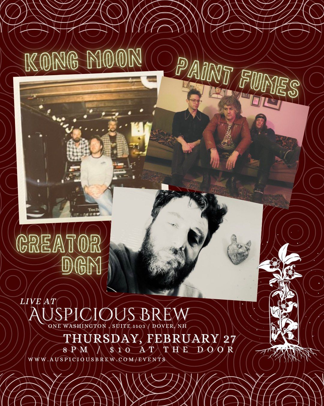 Kong Moon \/\/ Paint Fumes \/\/ Creator DGM ~ Live at Auspicious Brew