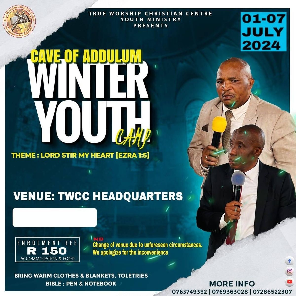 TWCC YOUTH MINISTRY WINTER CAMP
