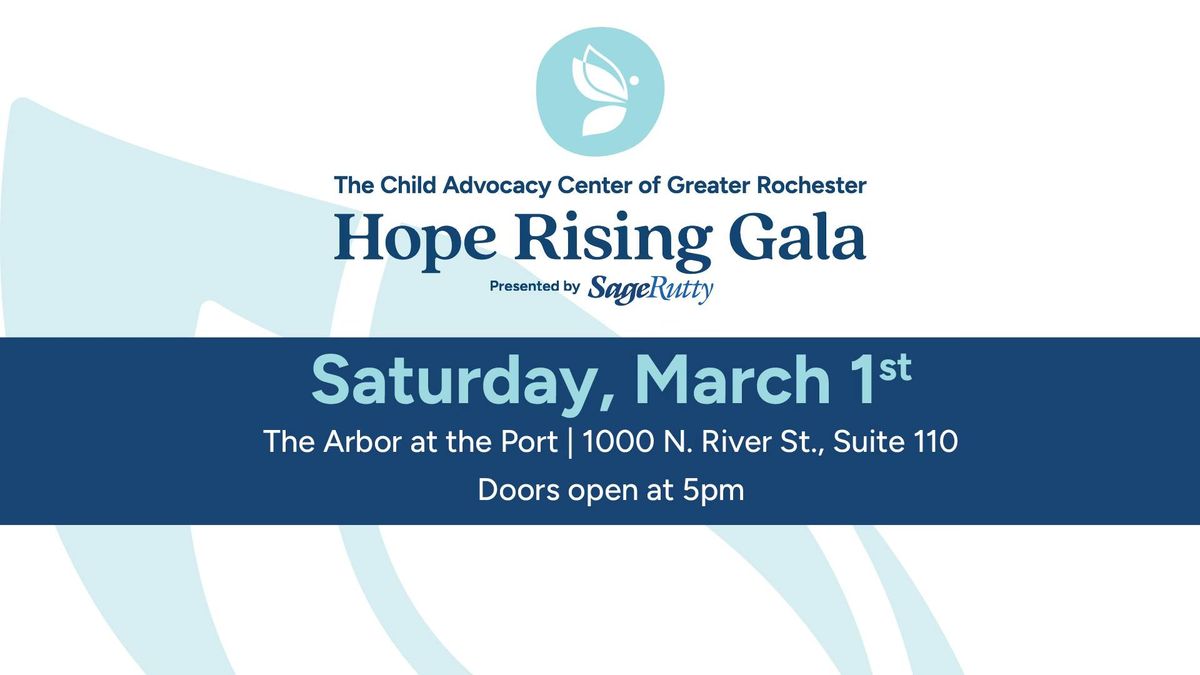 Hope Rising Gala Presented by Sage Rutty