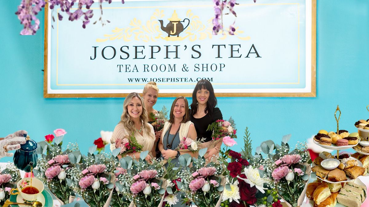 Flower Bouquet Workshop and Afternoon Tea Experience