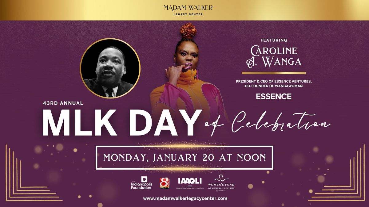 43rd Annual MLK Day of Celebration with Caroline Wanga