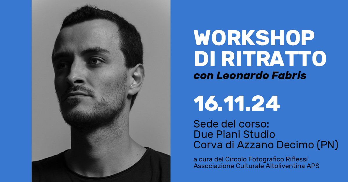 WORKSHOP DI RITRATTO con Leonardo Fabris