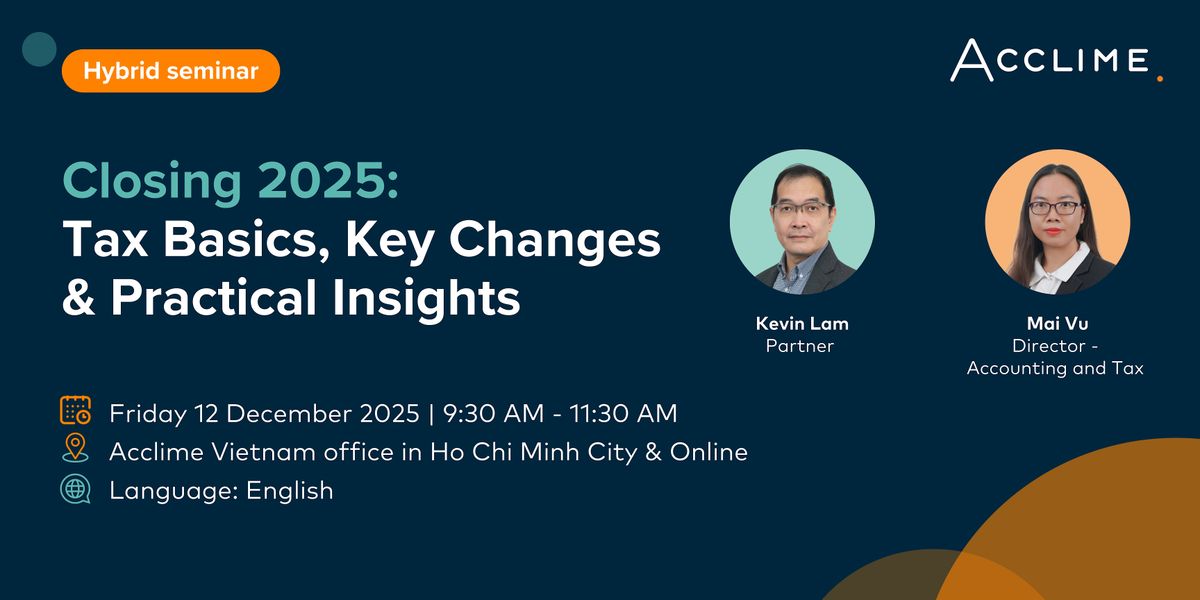 Closing 2025: Tax Basics, Key Changes and Practical Insights