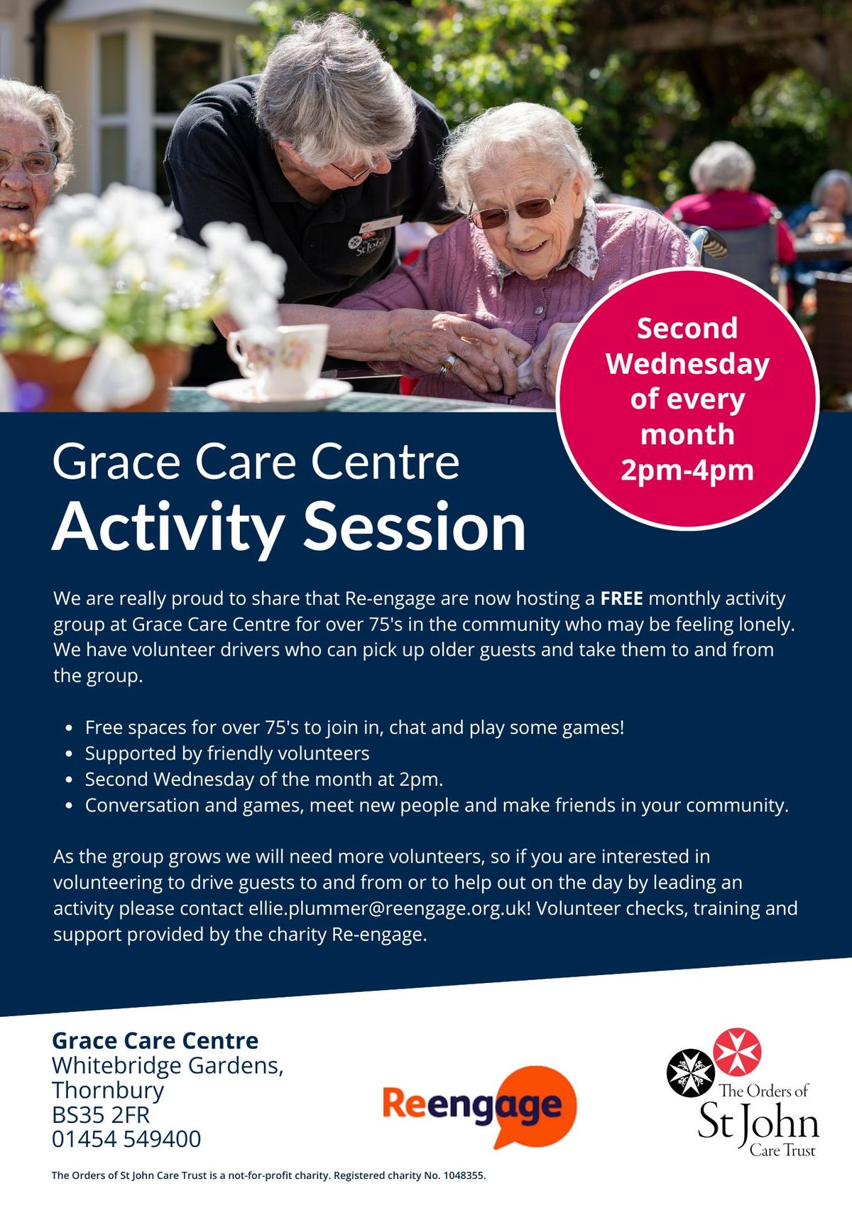 Re-Engage Activity Sessions | Free for over-75s