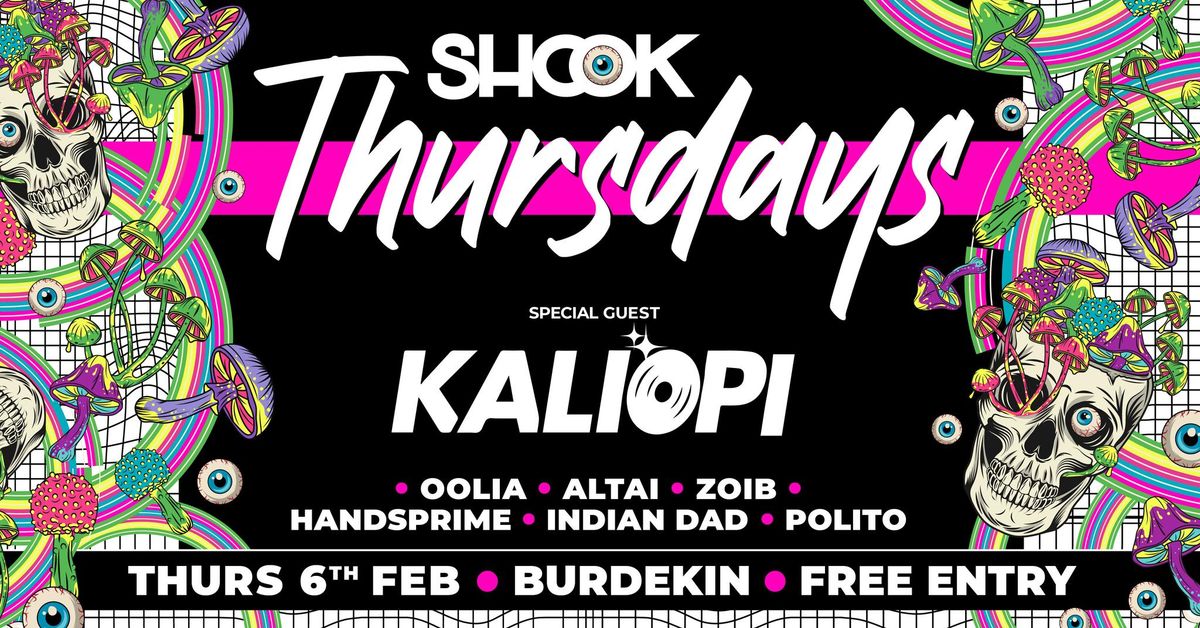 *FREE* SHOOK THURSDAYS Dubstep & Drum n Bass ft. KALIOPI