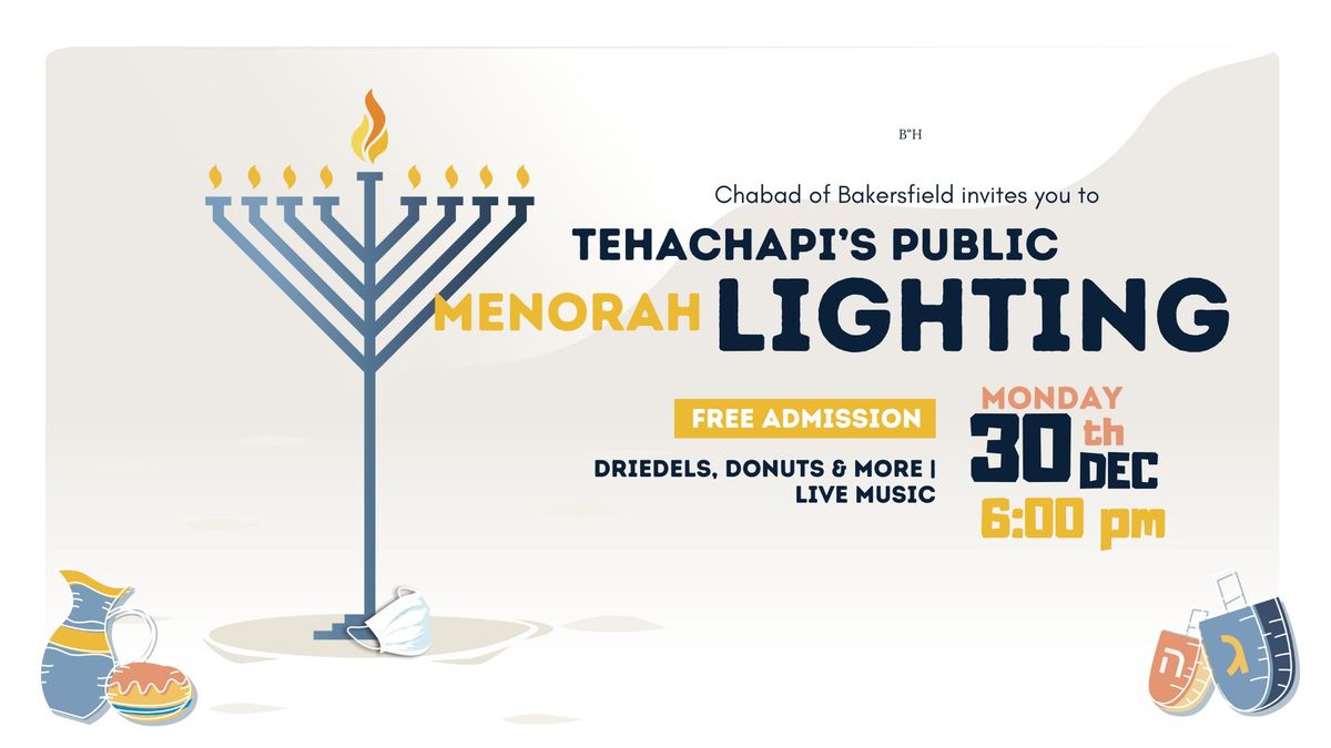 Tehachapi's Public Menorah Lighting