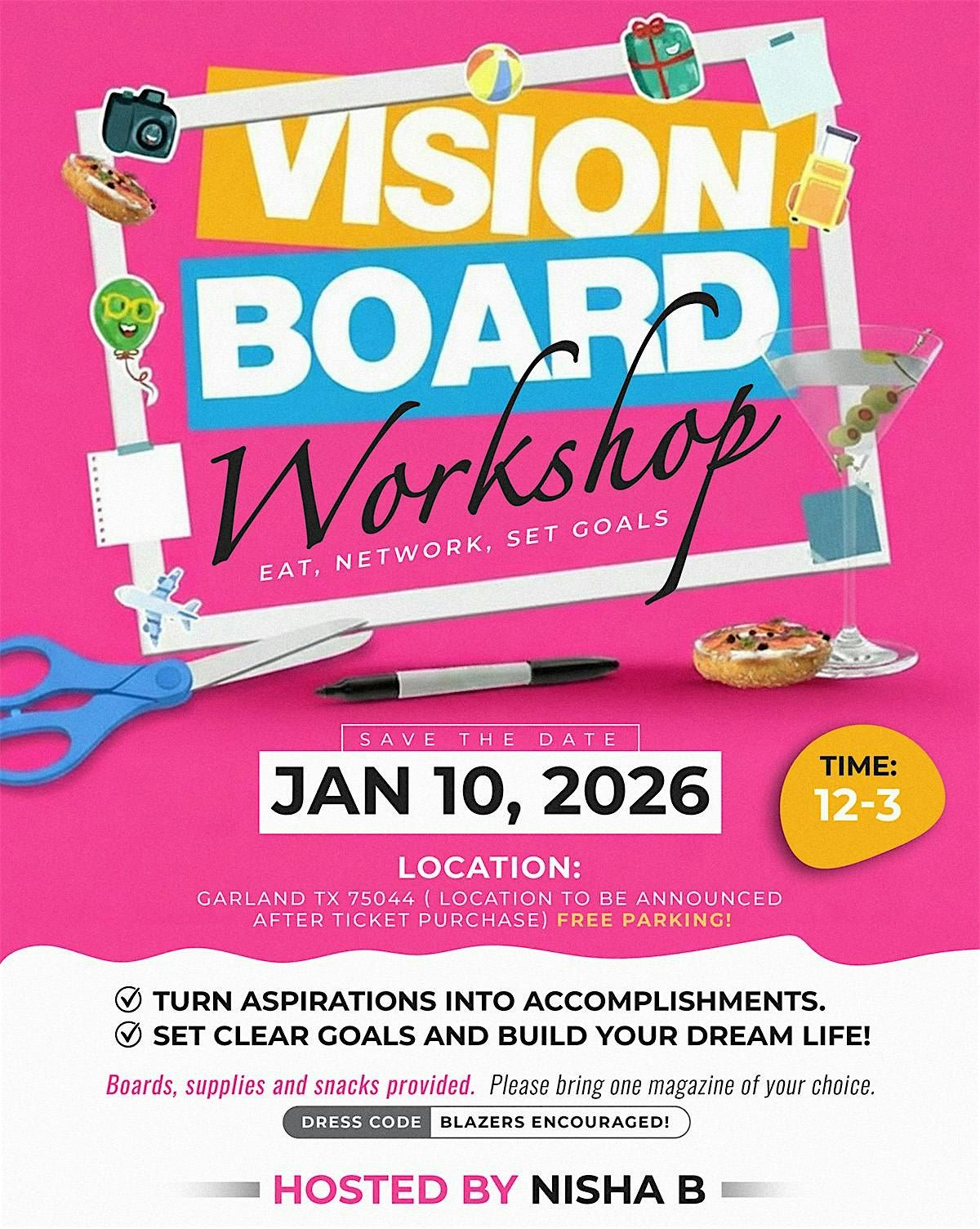 Vision Board Party + Workshop