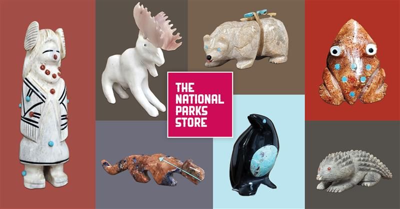 Zuni Fetish Carvings at The National Parks Store