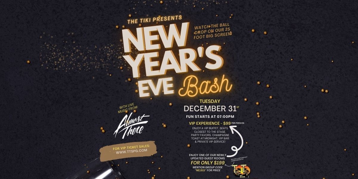 New Year's Eve BASH with Jah Rockaz & Almost There!