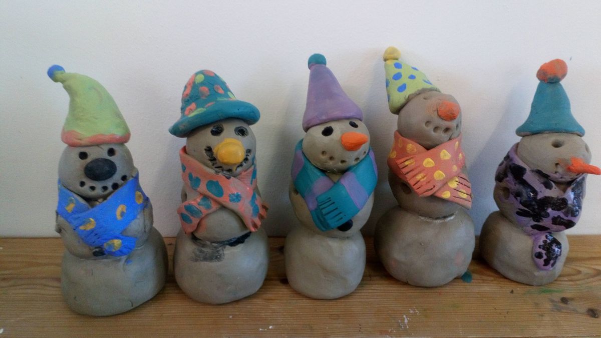 Children's Snowman Pottery