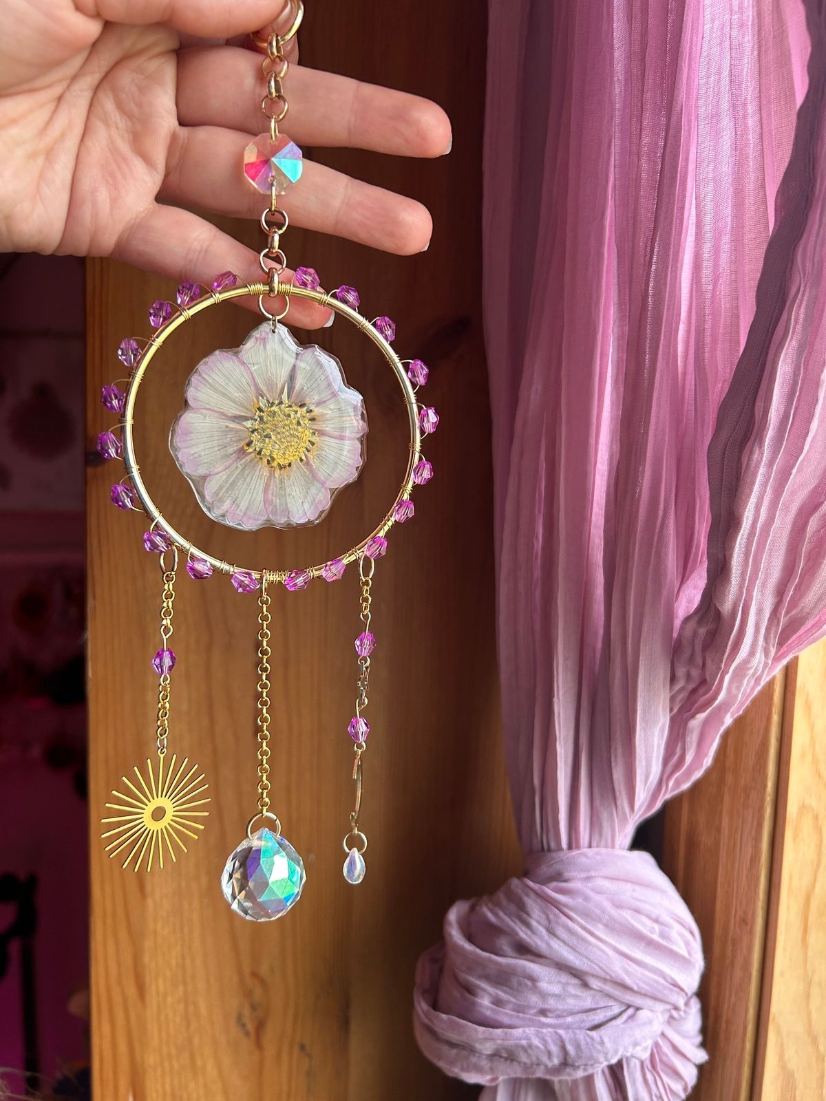 Sun Catchers and Flowers