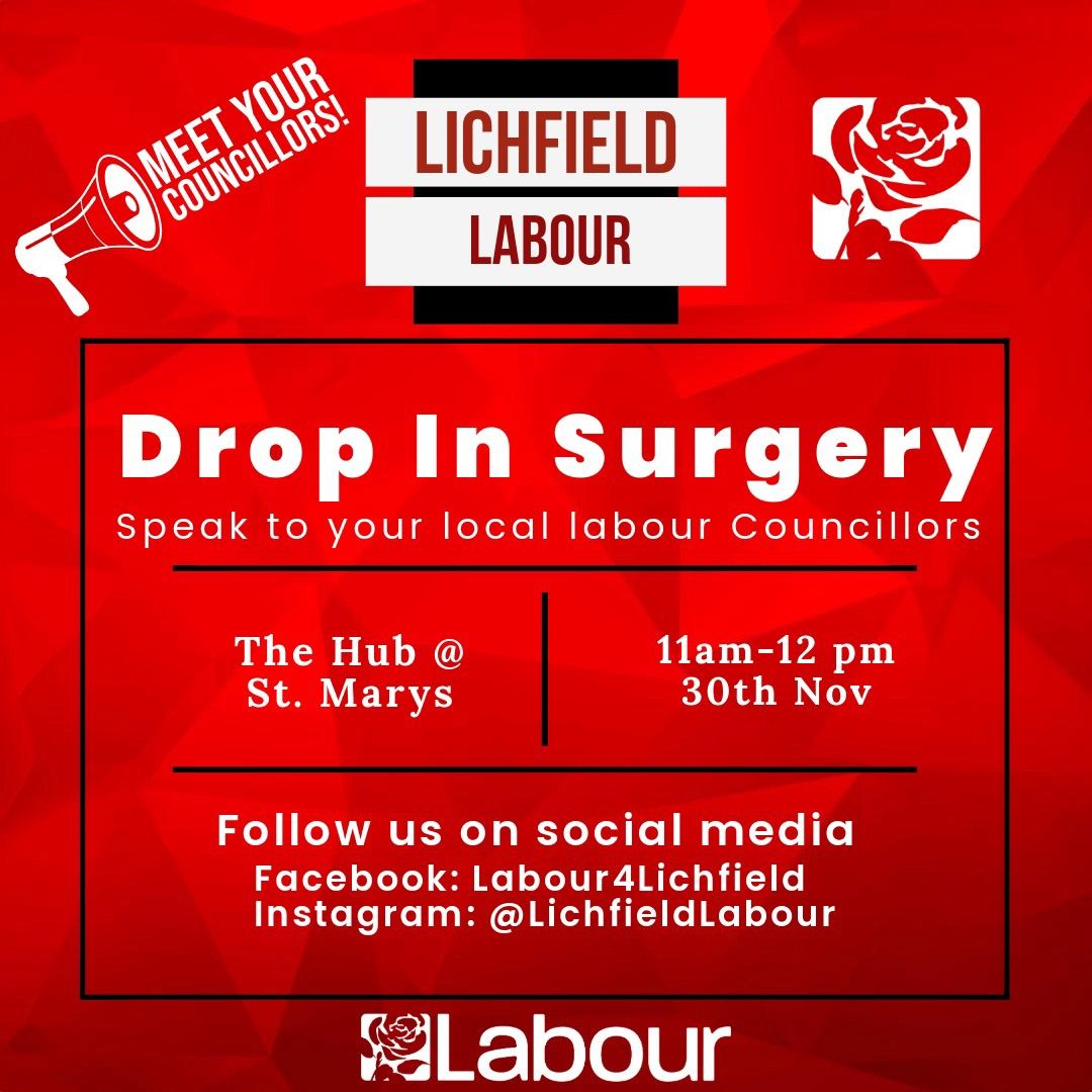 Lichfield Labour Councillors Surgery