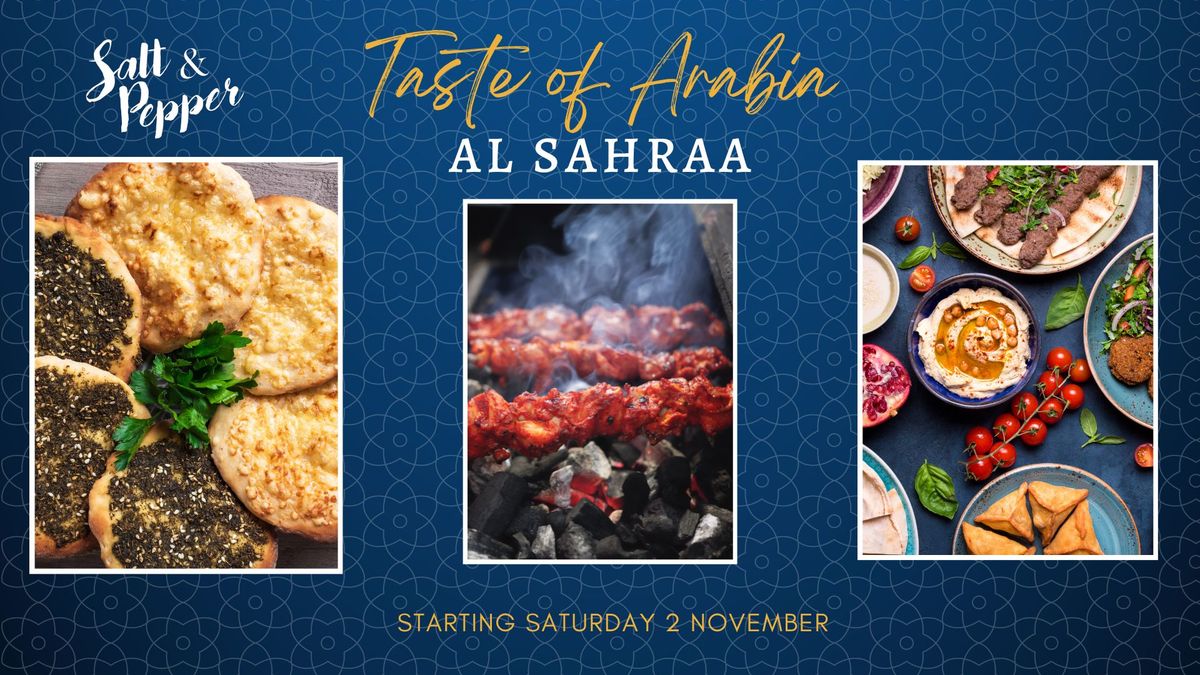 Arabic Night every Saturday at Salt & Pepper Restaurant 