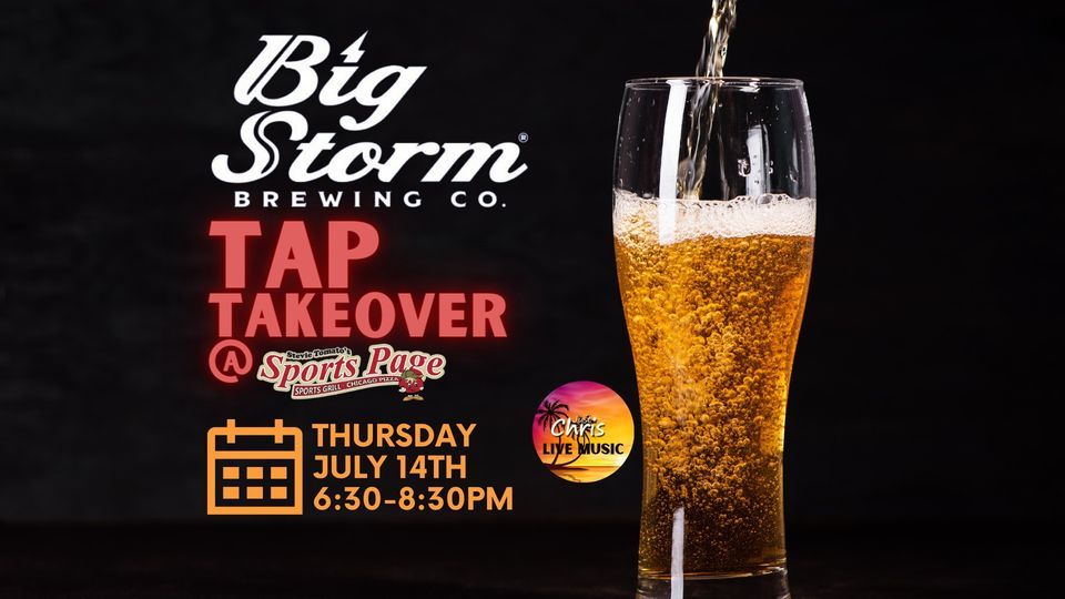 Big Storm BreweryTAP TAKEOVER, Stevie Tomato's Fort Myers, 14 July 2022