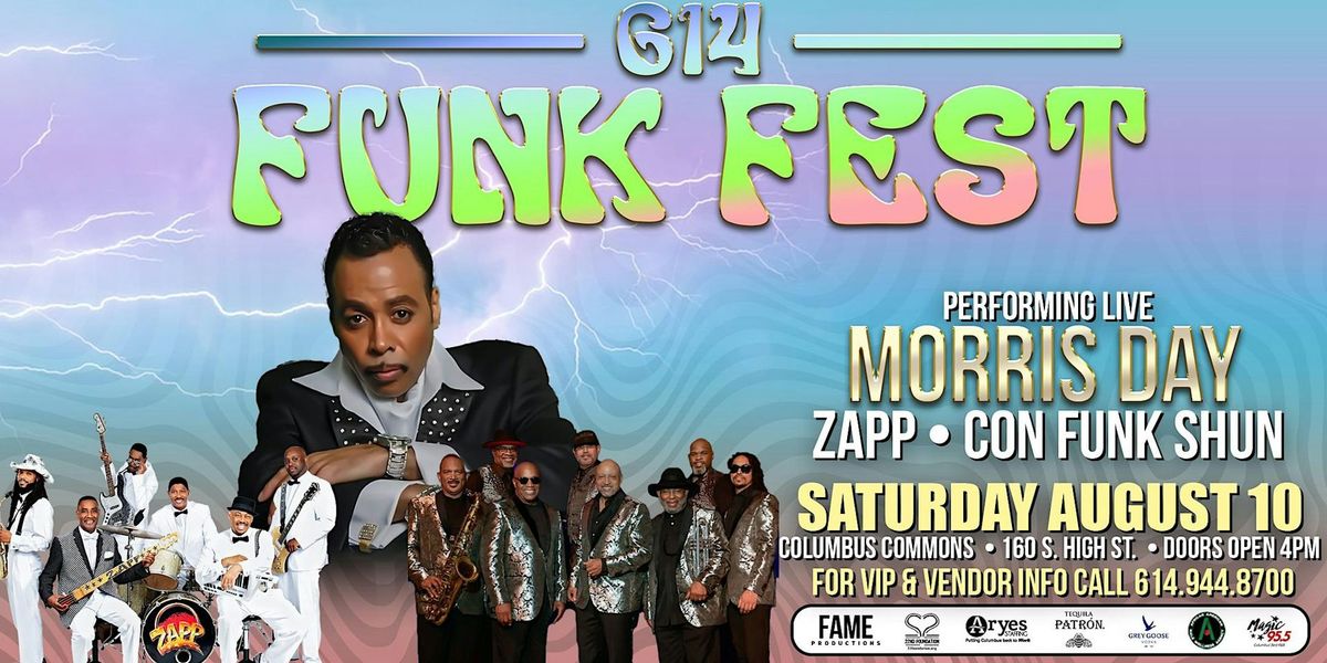 2nd Annual 614 FUNK FEST ft. MORRIS DAY + ZAPP + CON FUNK SHUN