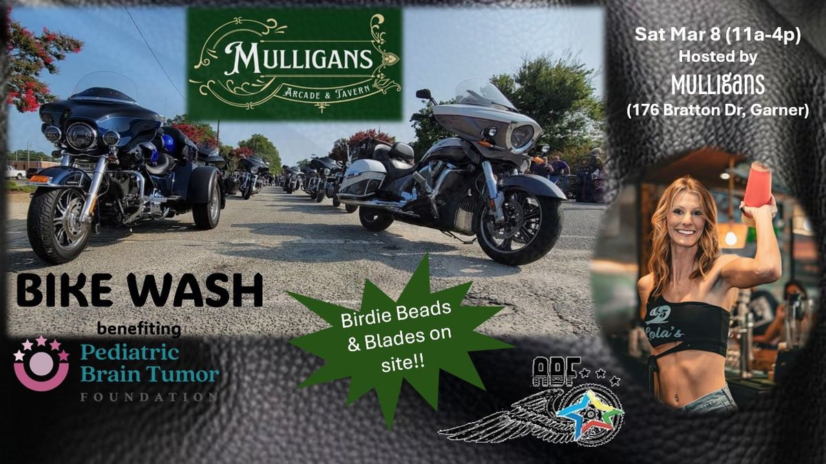 BIKE WASH Benefit 4 Kids @ Mulligan's-Garner