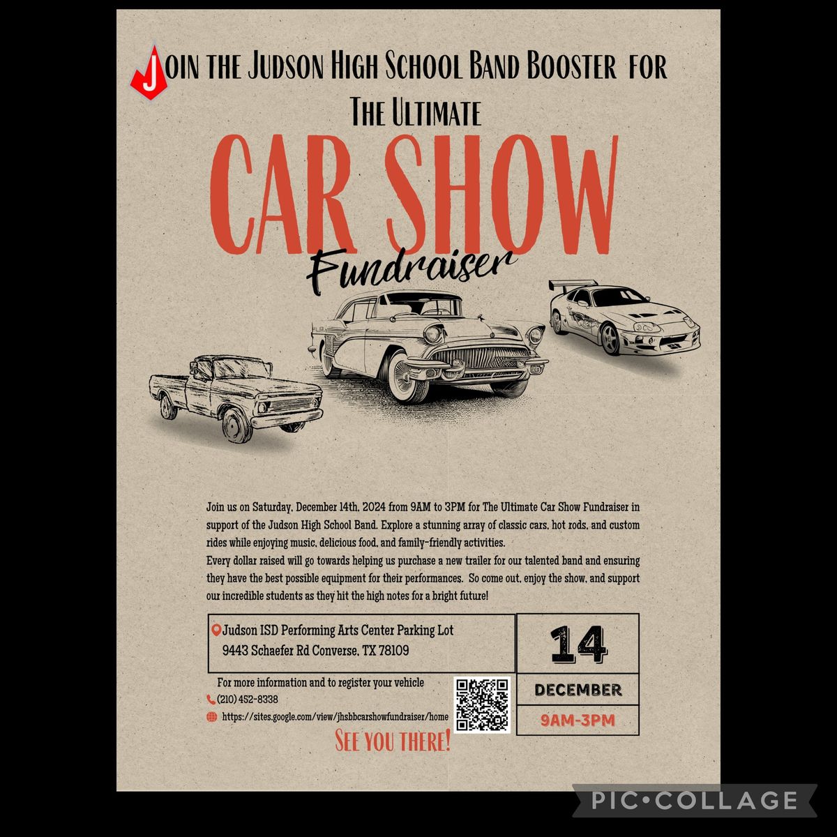 Judson High School Band Booster Car Show