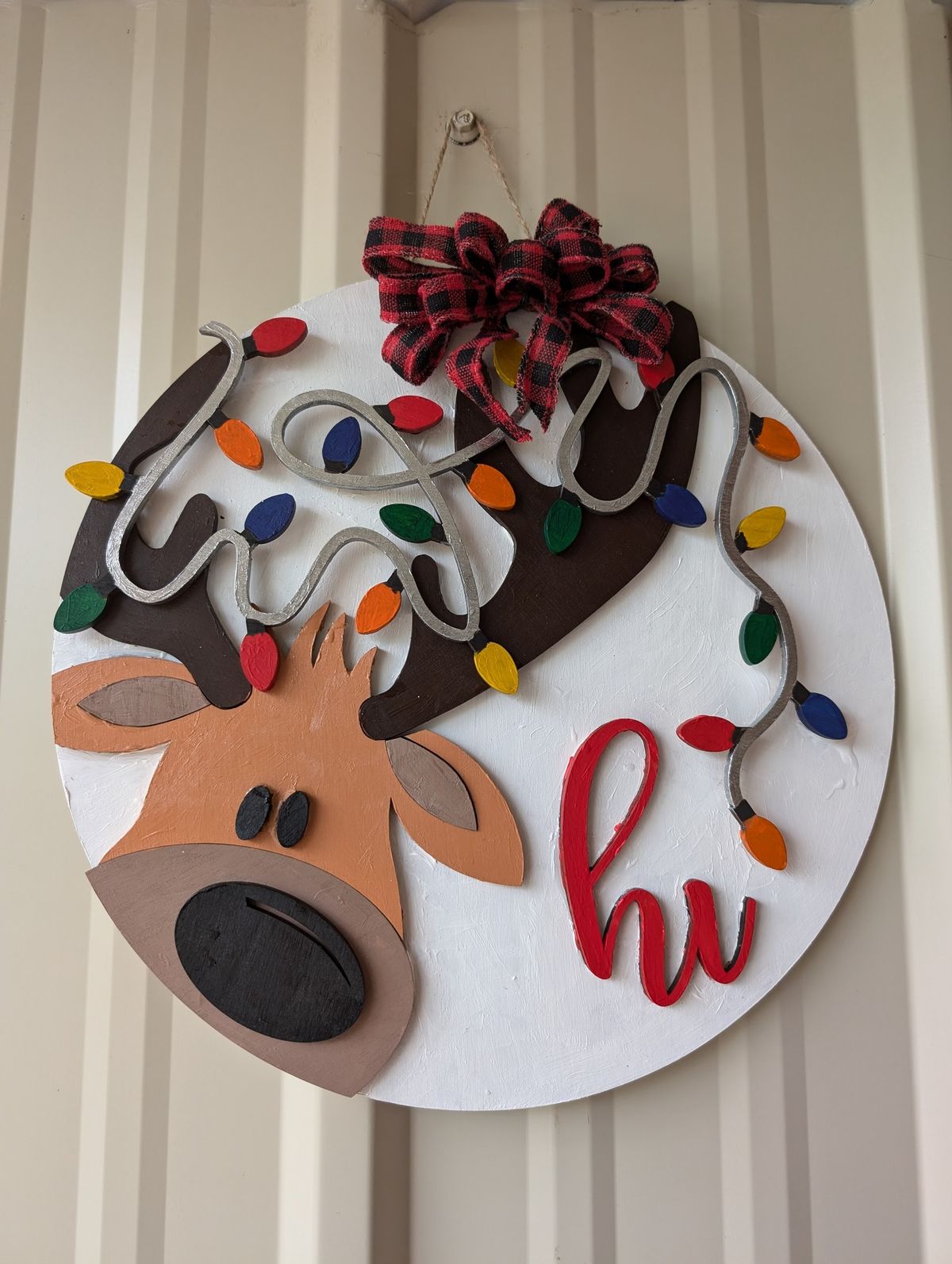 Reindeer Door Hanger - CLASS FULL!