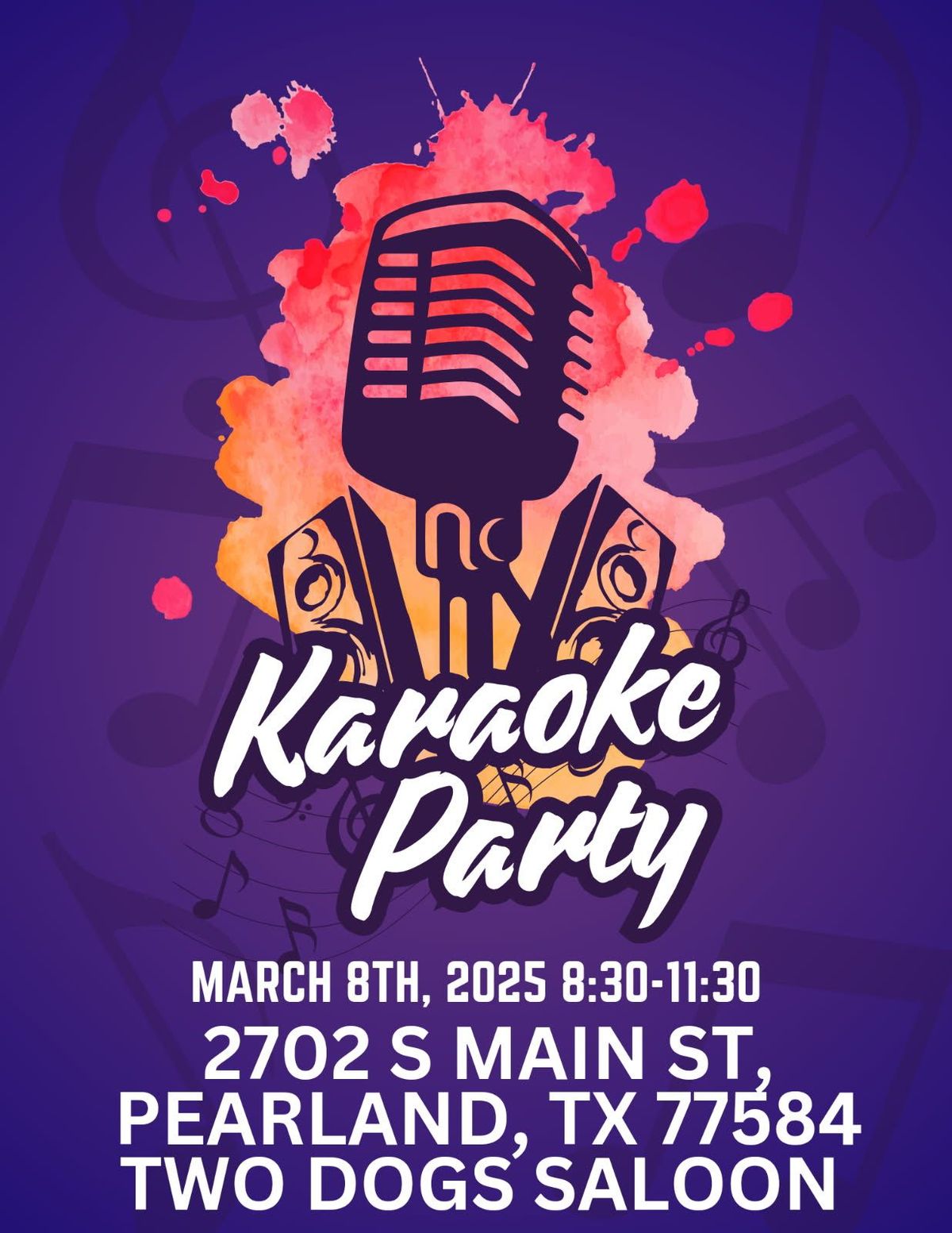 Karaoke night @ Two Dogs Saloon