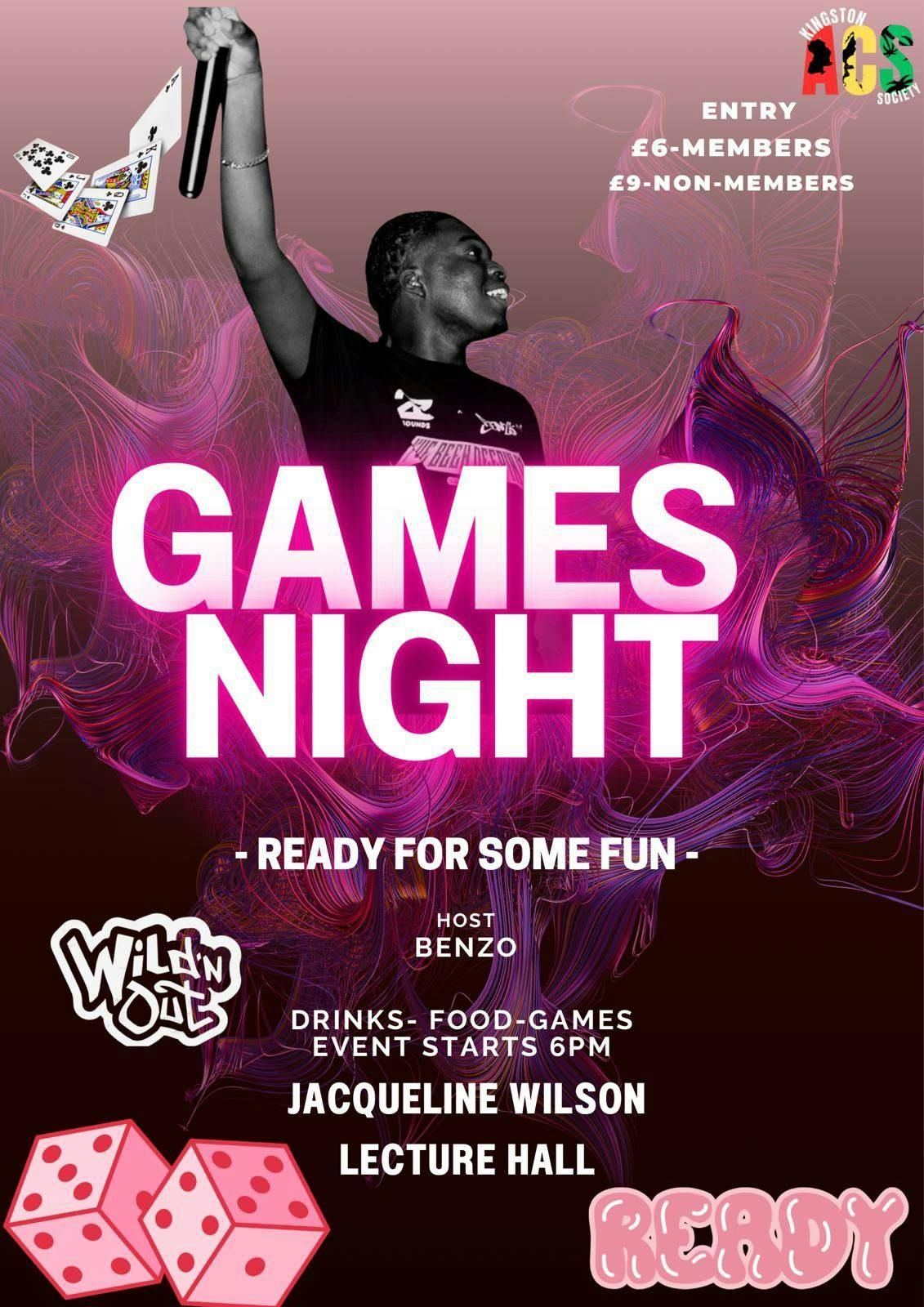 KINGSTON ACS GAMES NIGHT: Hosted by Benzo