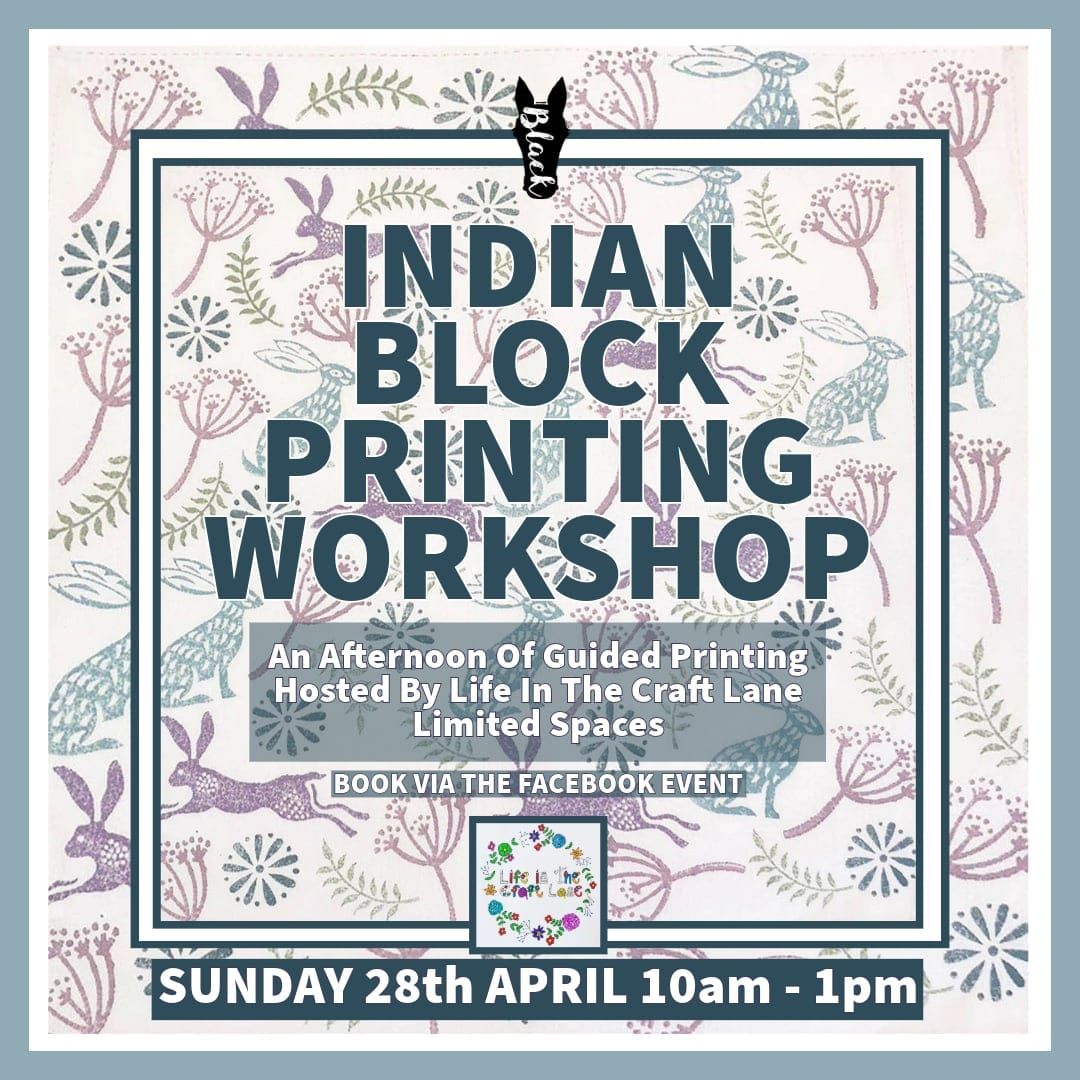Indian Block Printing Workshop - The Black Horse, Aylestone 