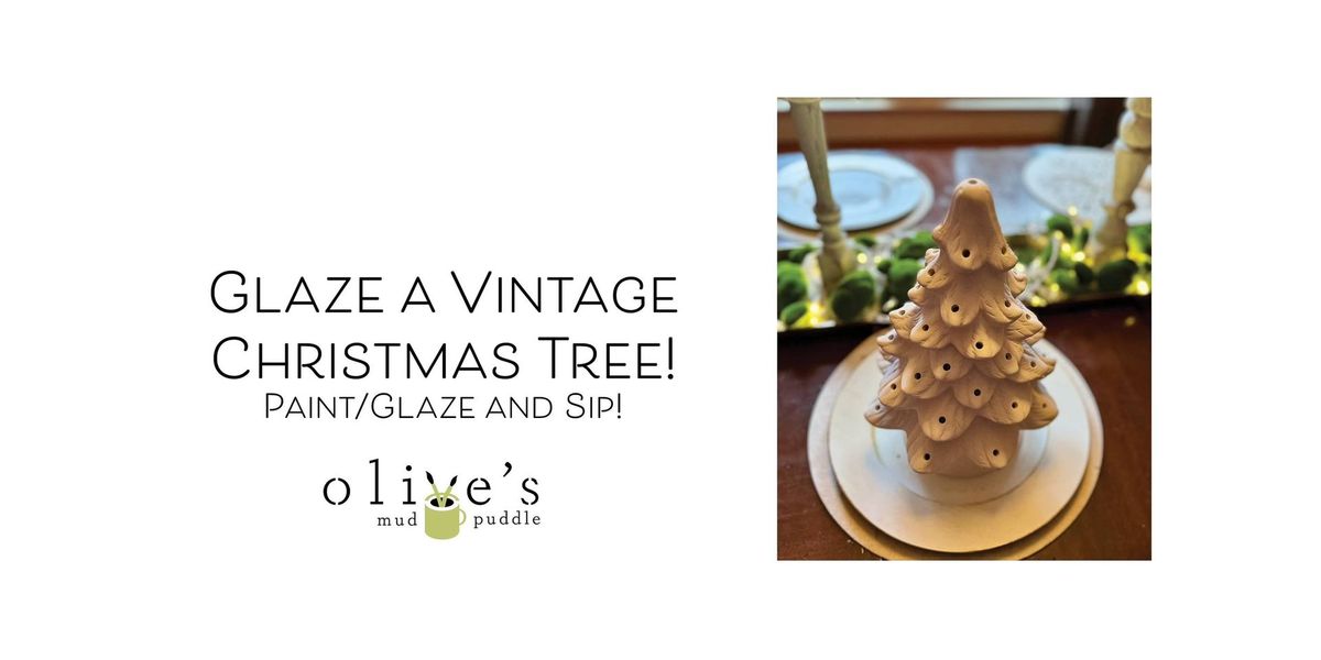 Vintage Christmas Tree Glazing #4!