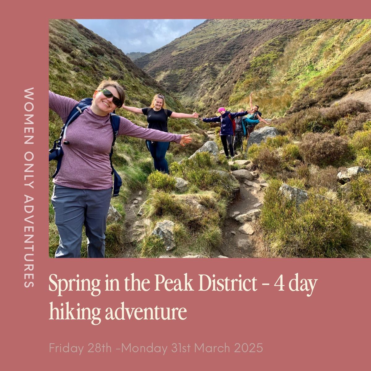 4 Day Hiking Adventure in the Peak District - Women Only