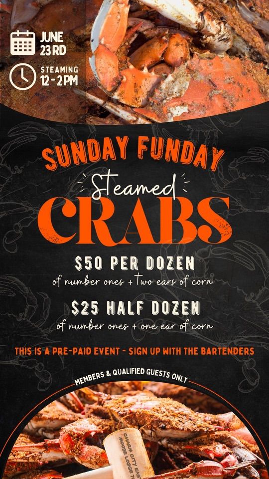 Sunday Funday & Crabs