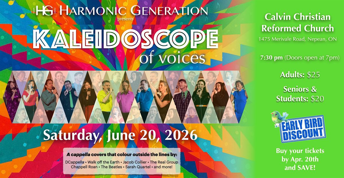 Harmonic Generation presents "Kaleidoscope of Voices"