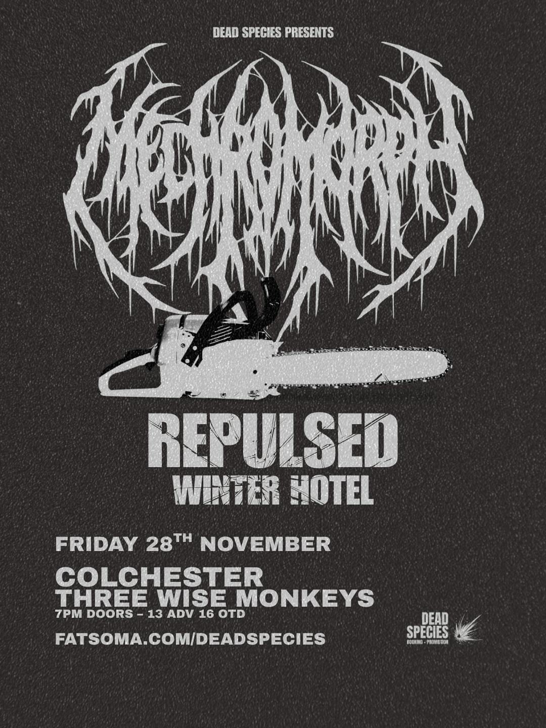 MECHROMORPH + REPULSED, WNTER HOTEL @ TWM, COLCHESTER