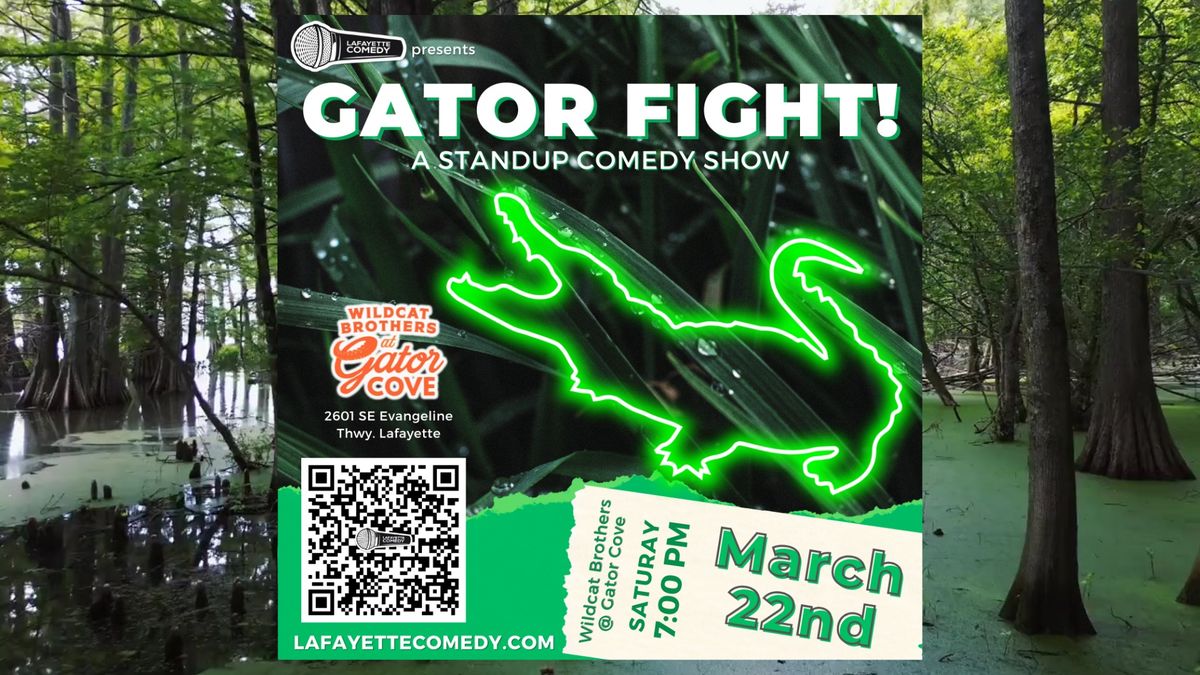 Gator Fight! A Standup Comedy Show (7PM SHOW) at Gator Cove