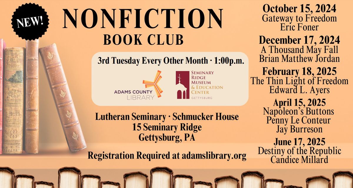 Nonfiction Book Club (with Adams County Library System)