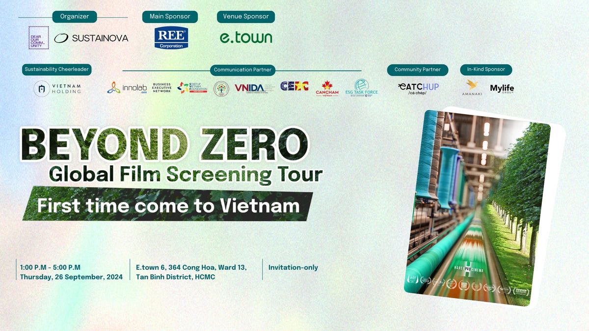 Beyond Zero: Global Film Screening Tour - First time come to Vietnam  